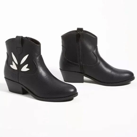 Anthropologie Shoes - New Anthropologie x BC Cowpoke Footwear Vegan Western Ankle Boots Black US 7